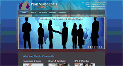 Desktop Screenshot of pearlvisionindia.com